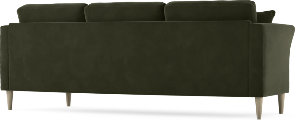 Eden - 3-sits soffa svängd - Grön