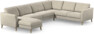 Bridge - Hörnsoffa, 3+2-sits med schäslong vänster - Beige