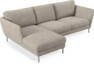 Madison Lux - 2-sits soffa med schäslong vänster - Vit