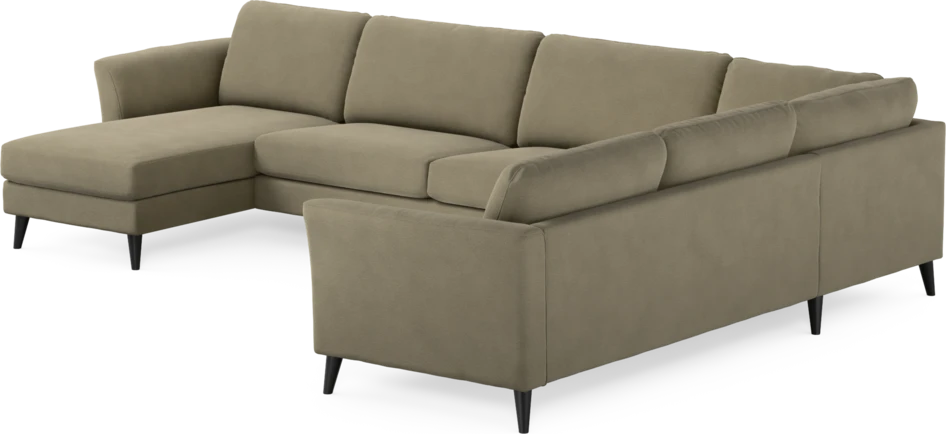 Bridge - Hörnsoffa, 3+2-sits med schäslong vänster - Beige