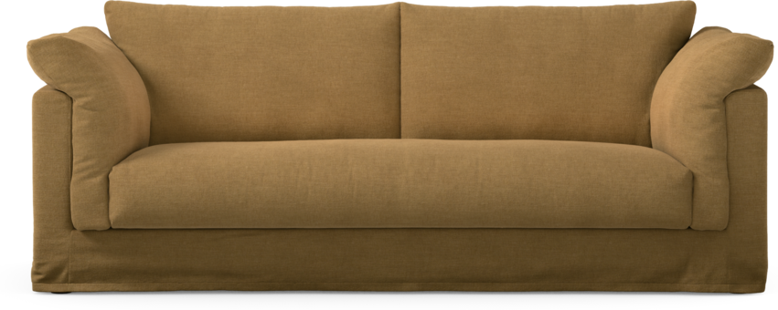 Cherrie Klädsel -  2,5-sits soffa, hel dyna - Gul