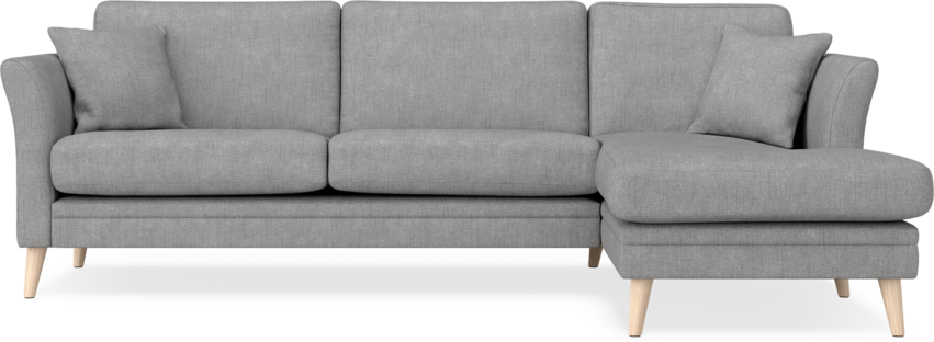 Eden - 2,5-sits soffa med schäslong - Grå