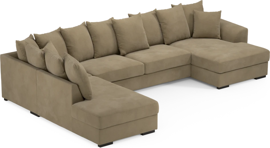 Town - 3-sits soffa med divan vänster och schäslong höger - Beige