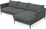 Impression Delux - 3-sits soffa med schäslong höger - Grå