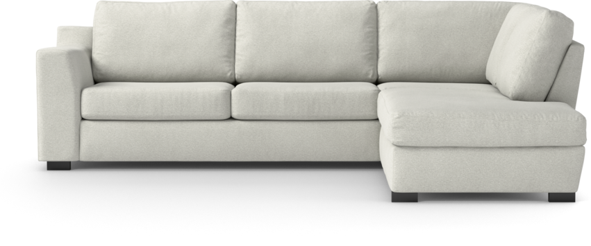 Friday - 2,5-sits soffa med divan höger - Vit