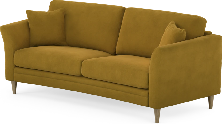 Eden - 2,5-sits soffa svängd - Gul