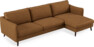 Madison - 3-sits soffa med schäslong höger - Brun