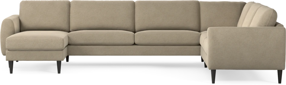 Bridge - Hörnsoffa, 3+2-sits med schäslong vänster - Beige
