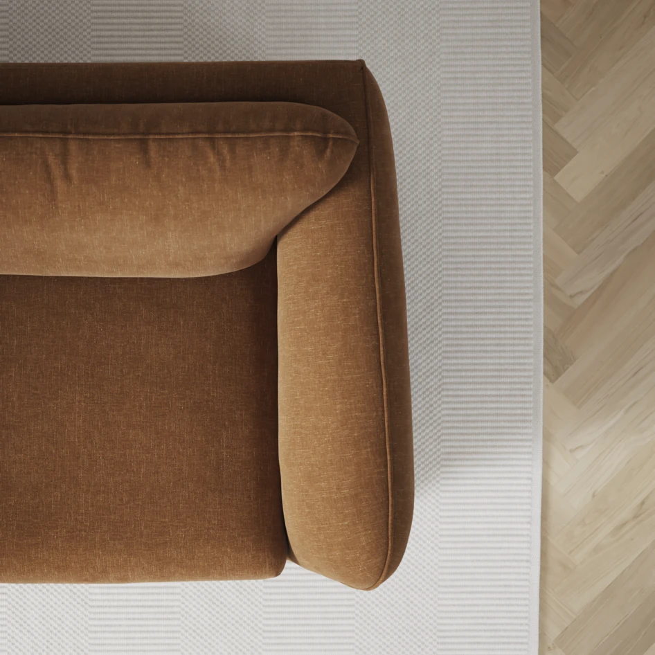 Madison Lux - Hörnsoffa 2+3-sits, hörn 1 - Brun