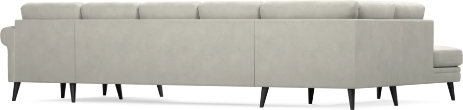 Eden - 3-sits soffa med divan vänster och schäslong höger - Grå