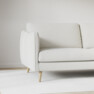 Madison Lux - 2-sits soffa med schäslong vänster - Vit