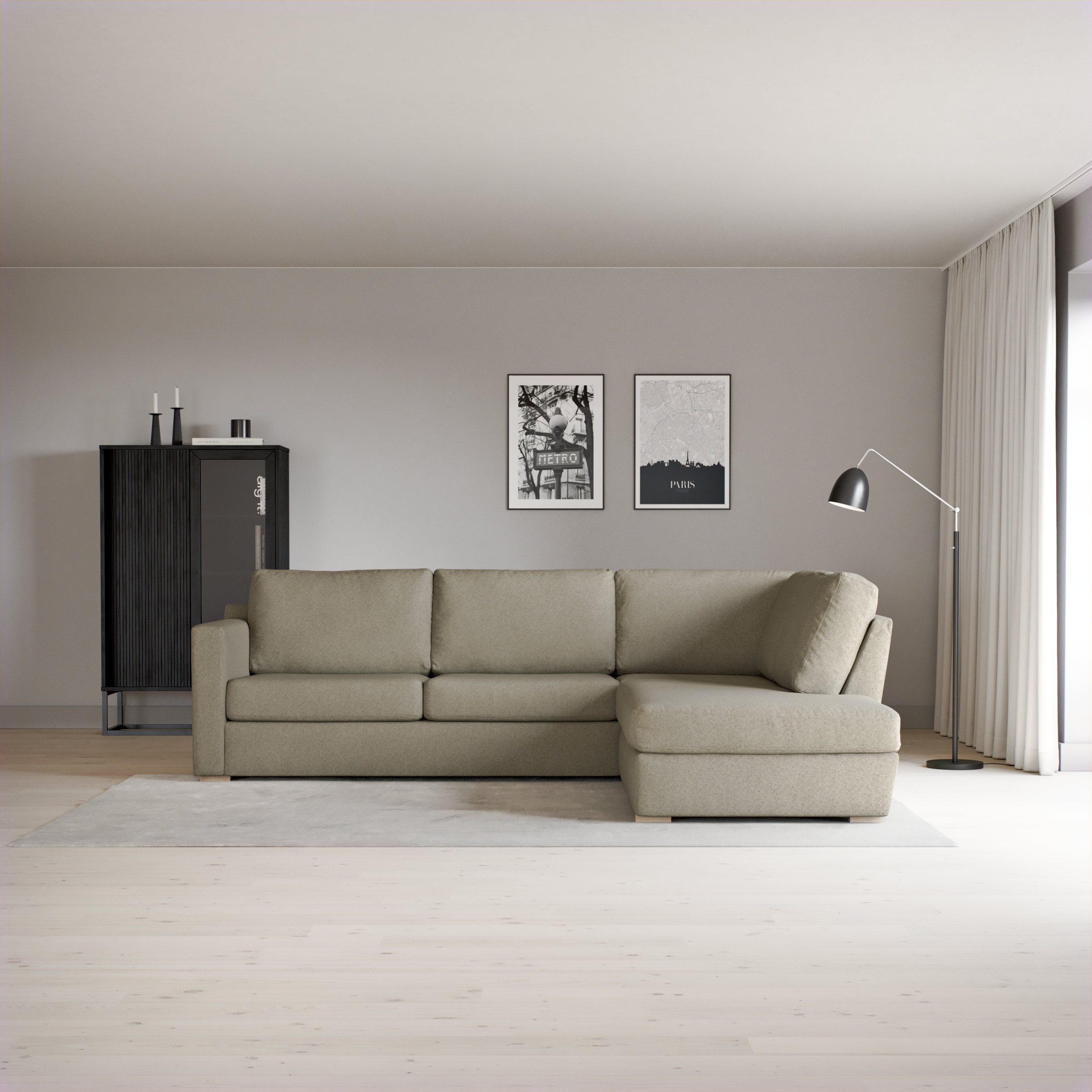 Friday - 2,5-sits soffa med divan höger - inspiration