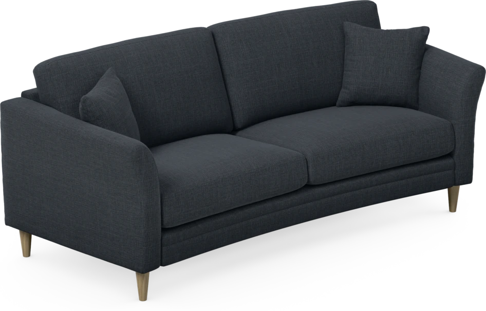 Eden - 2,5-sits soffa svängd - Blå