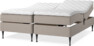 Delux Sense - Ställbar säng, dubbelsäng med bäddmadrass - Beige