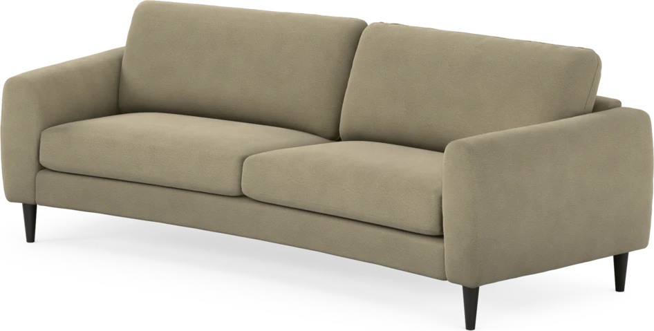 Bridge - 3-sits soffa svängd - Beige