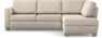 Friday - 2,5-sits soffa med divan höger - Beige