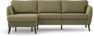 County - 3-sits soffa med flyttbar schäslong - Grön