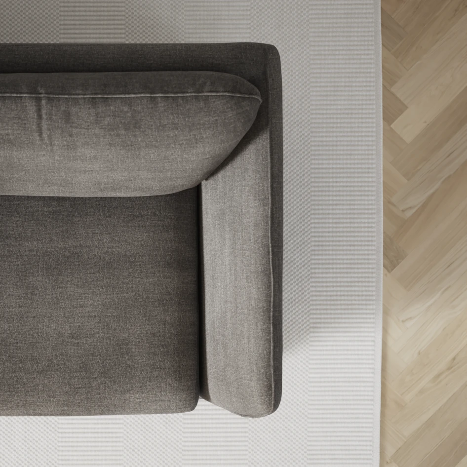 Madison Lux - Hörnsoffa 2+3-sits, hörn 1 - Grå