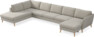 County - 4-sits soffa med divan vänster och schäslong höger - Beige