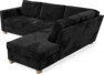 Friday - 2,5-sits soffa med divan höger - Grå