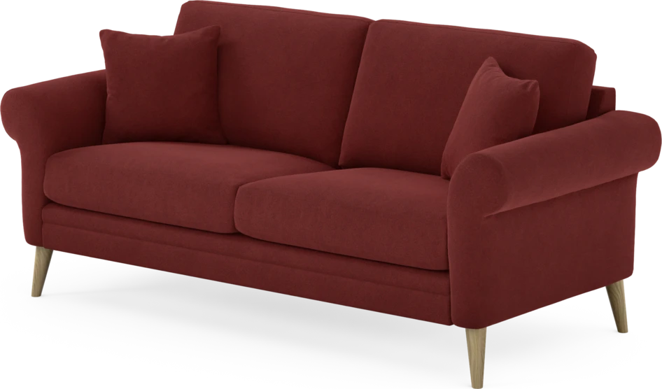 Eden - 2,5-sits soffa - Röd