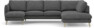 Madison Lux - 2-sits soffa med schäslong vänster och divan höger - Vit