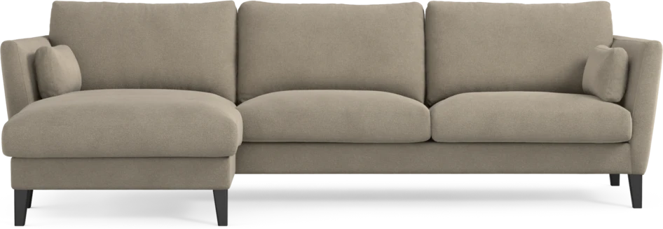 Winston - 3-sits soffa med schäslong, vändbar - Beige