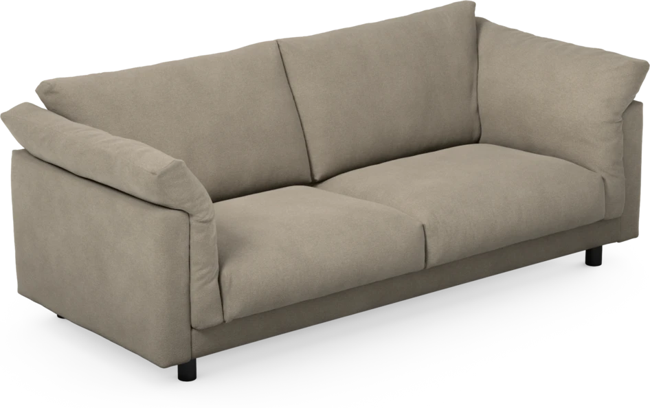 Cherrie - 2,5-sits soffa, fast klädsel - Beige