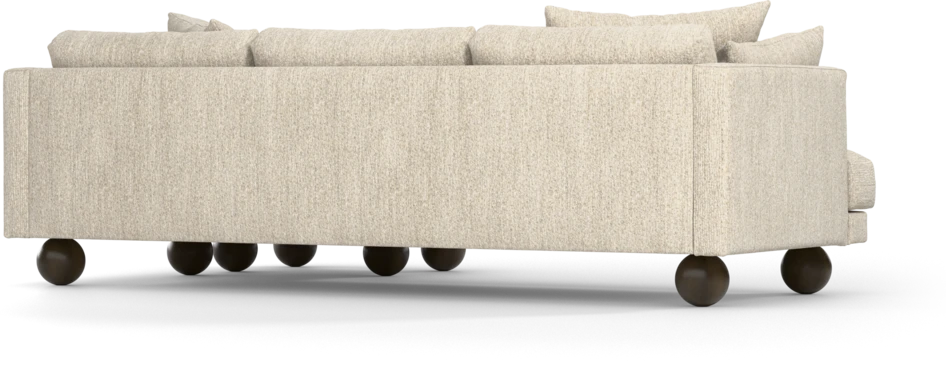Harper - 4-sits med schäslong höger  - Beige