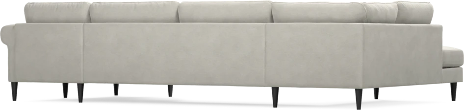 Bridge - 3-sits soffa med divan vänster och schäslong höger - Grå
