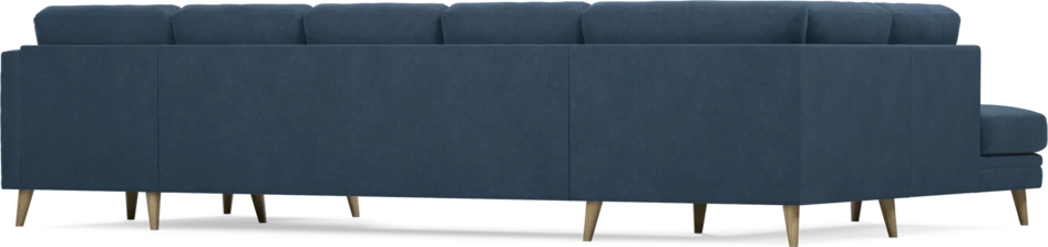 Eden - 3-sits soffa med divan vänster och schäslong höger - Blå