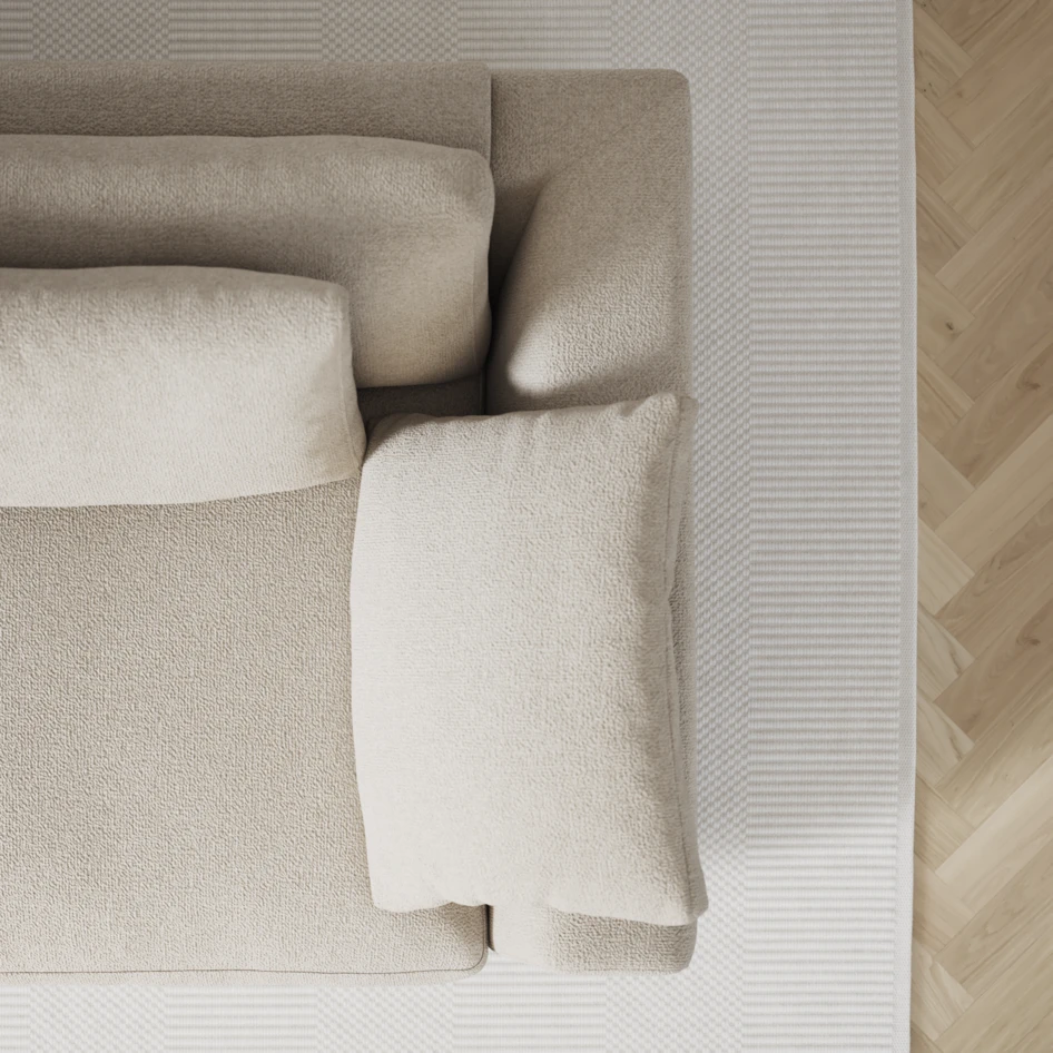 Amie - 3-sits soffa - Beige