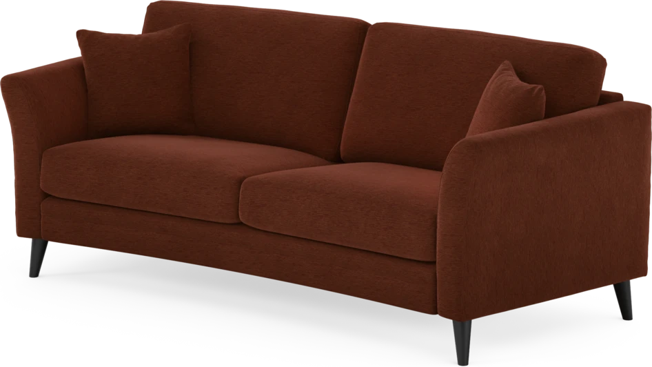 Eden - 2,5-sits soffa svängd - Orange