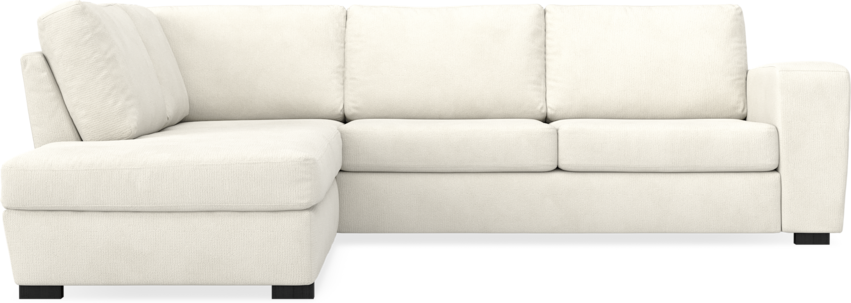 Friday - 2,5-sits soffa med divan vänster - Vit