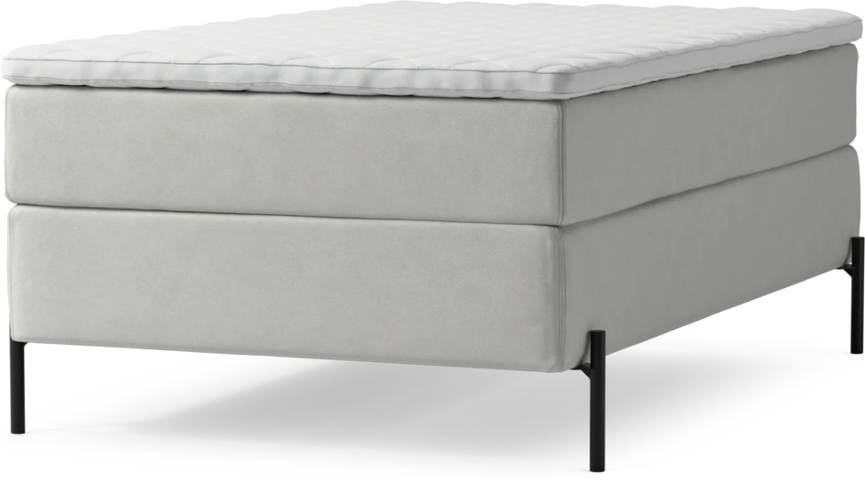 Delux Exclusive - Kontinentalsäng, enkelsäng 120 cm med bäddmadrass och sängben