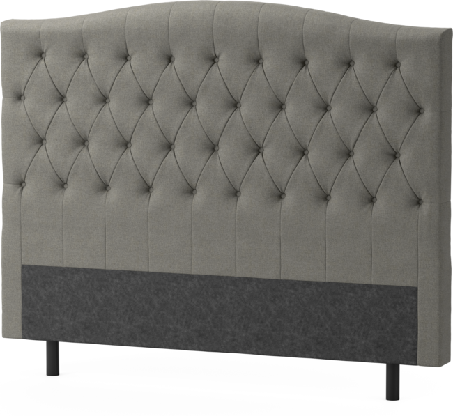 Delux Välvd - Sänggavel, 90-210 cm - Grå