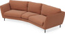 Madison - 3-sits soffa svängd, 90 cm - Orange