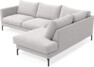 Impression Delux - 3-sits soffa med divan höger - Grå