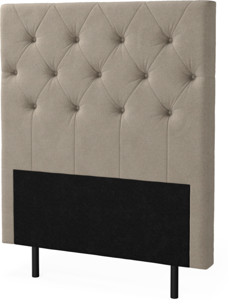 New York pikerad - Sänggavel, 90-210 cm - Beige