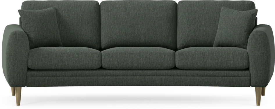 Eden - 3-sits soffa svängd - Grön
