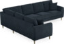Eden - Hörnsoffa, 2+3-sits - Blå