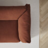 Cherrie Klädsel -  3-sits soffa, hel dyna - Orange