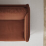 Madison Lux - 2-sits soffa med schäslong vänster och divan höger - Röd