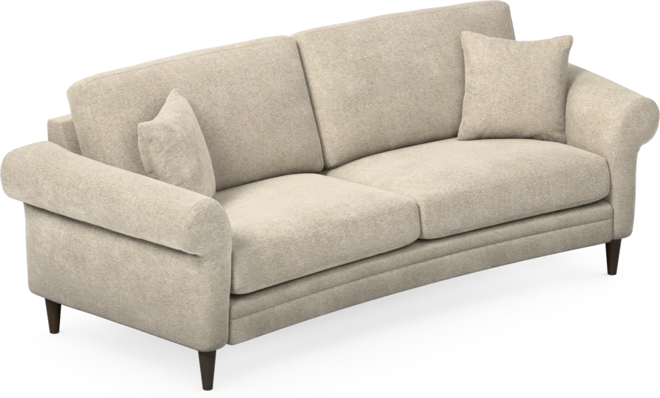 Eden - 2,5-sits soffa svängd - Beige