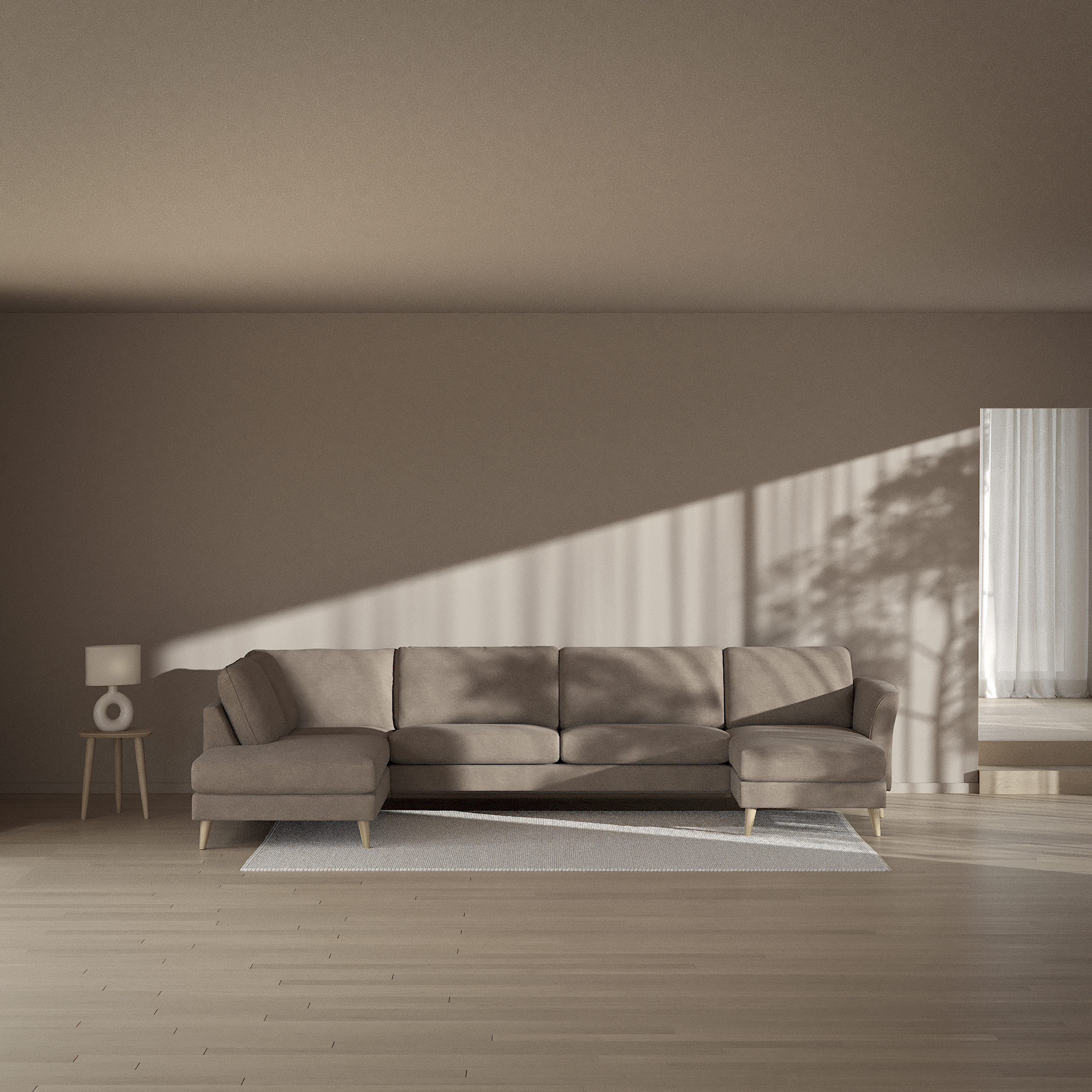 Bridge - 3-sits soffa med divan vänster och schäslong höger - inspiration