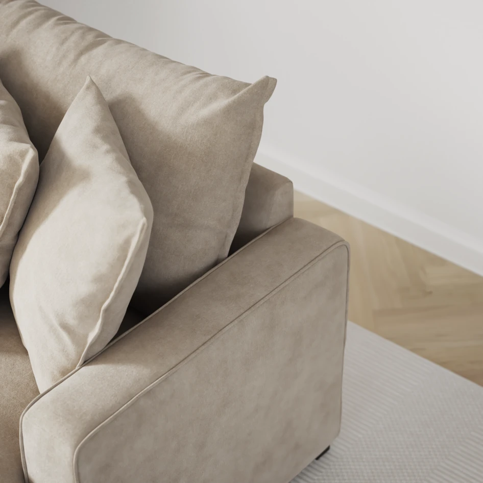 Mila - 3-sits soffa - Beige