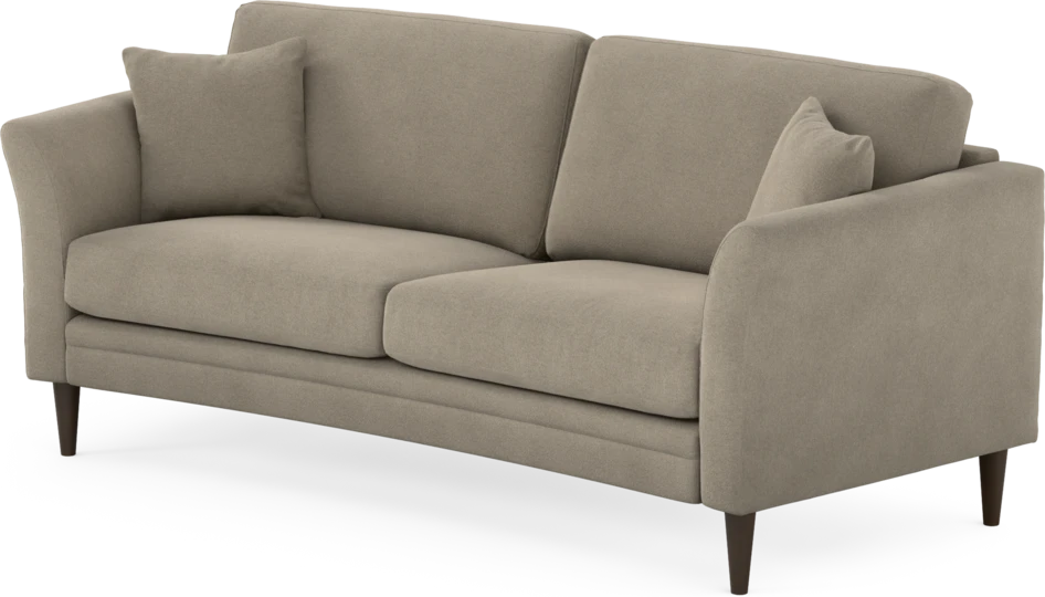 Eden - 2,5-sits soffa svängd - Beige