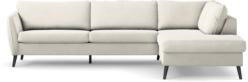 County - 2,5-sits soffa med divan höger - Vit