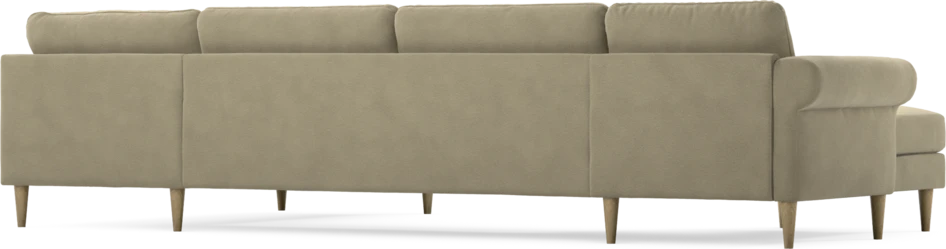 Bridge - 3-sits soffa med schäslong vänster och divan höger - Beige