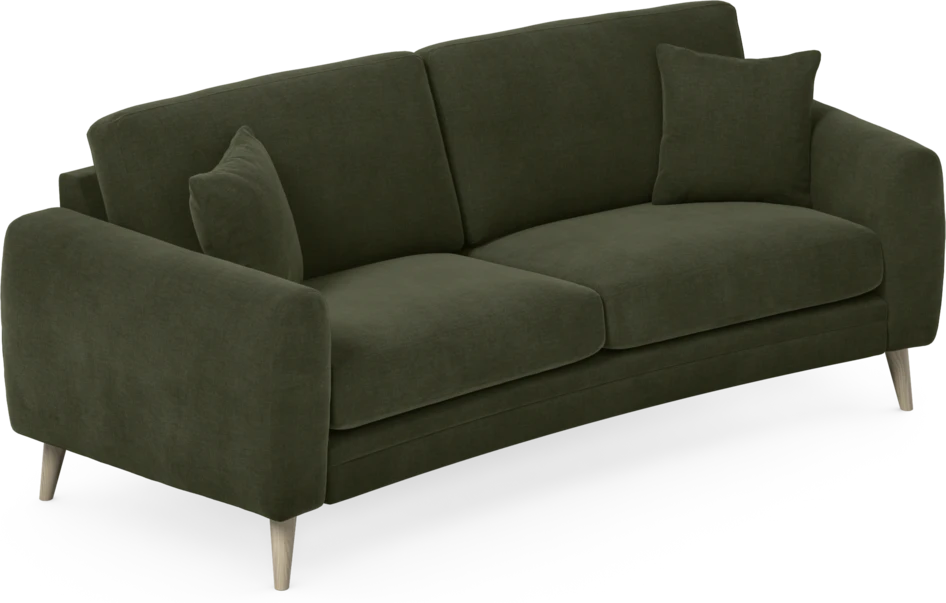 Eden - 2,5-sits soffa svängd - Grön